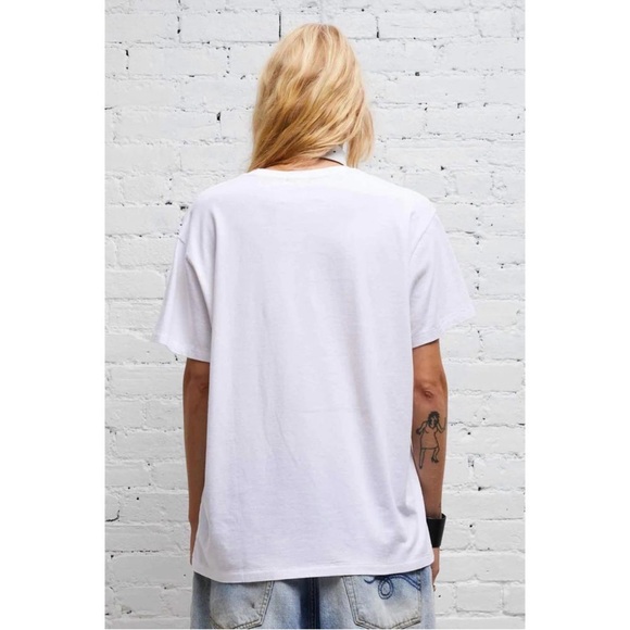 R13 shit happens tee in white - Picture 3 of 4